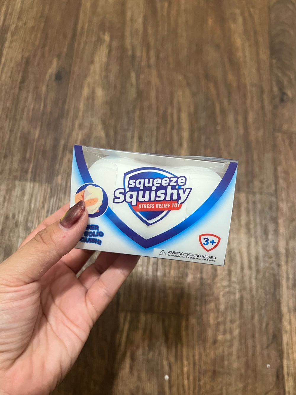 Soap Squishy Stress Relief Toy 🧼🤍
